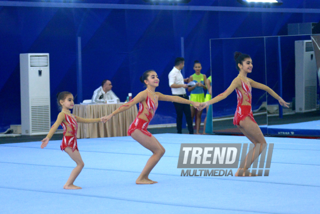 Bakıda idman gimnastikası və akrobatika gimnastikası üzrə Birgə Azərbaycan Birinciliyi start götürüb. Azərbaycan, 3 dekabr 2015